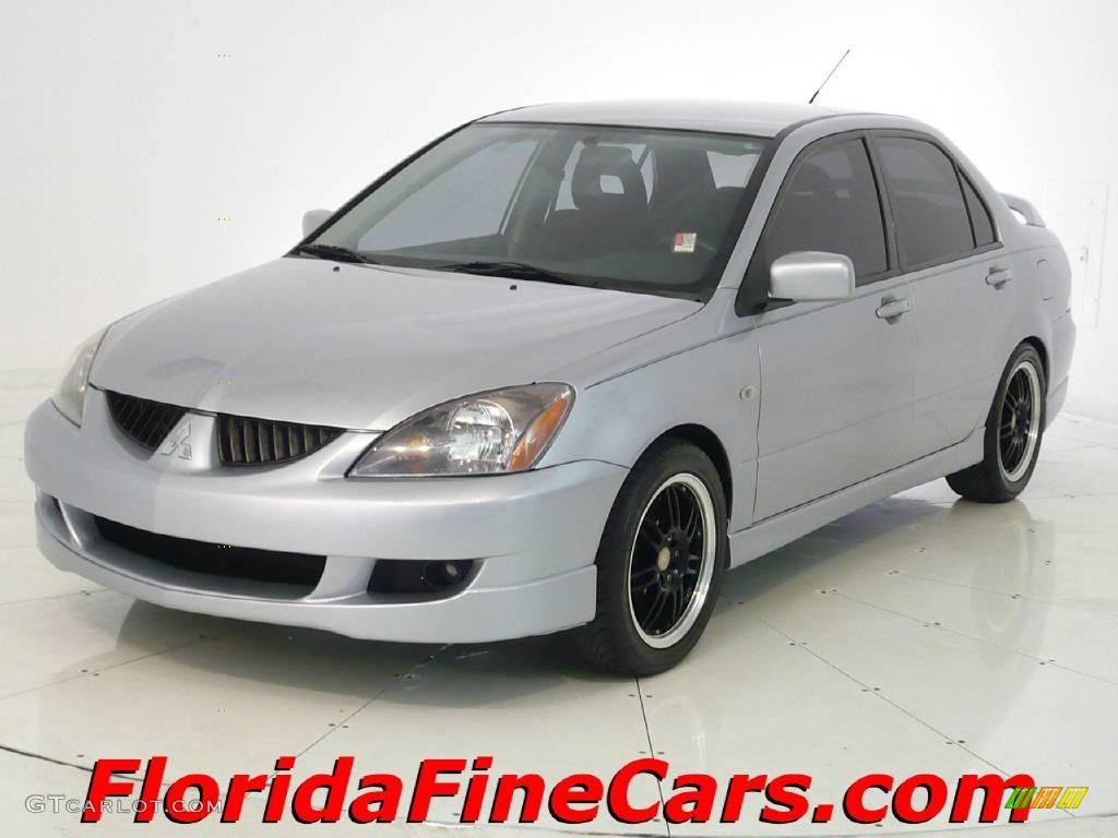 2004 Lancer RALLIART - Cool Silver Metallic / Black photo #1