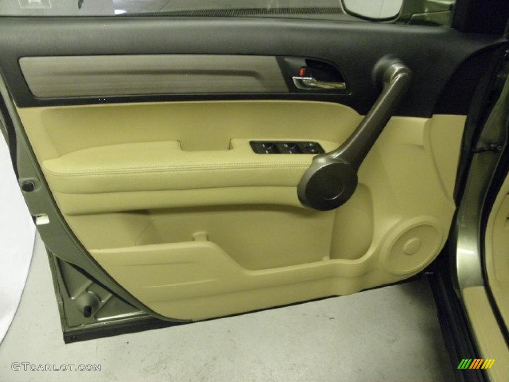2009 CR-V EX-L - Green Tea Metallic / Ivory photo #7