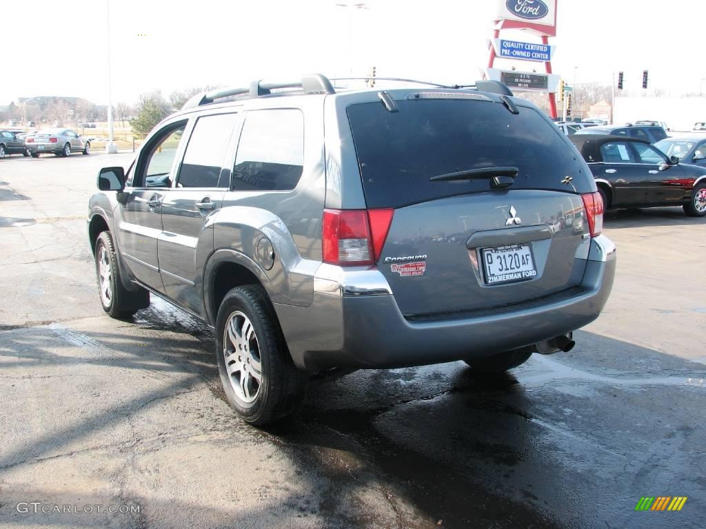 2004 Endeavor XLS AWD - Titanium Gray Pearl / Charcoal Gray photo #7