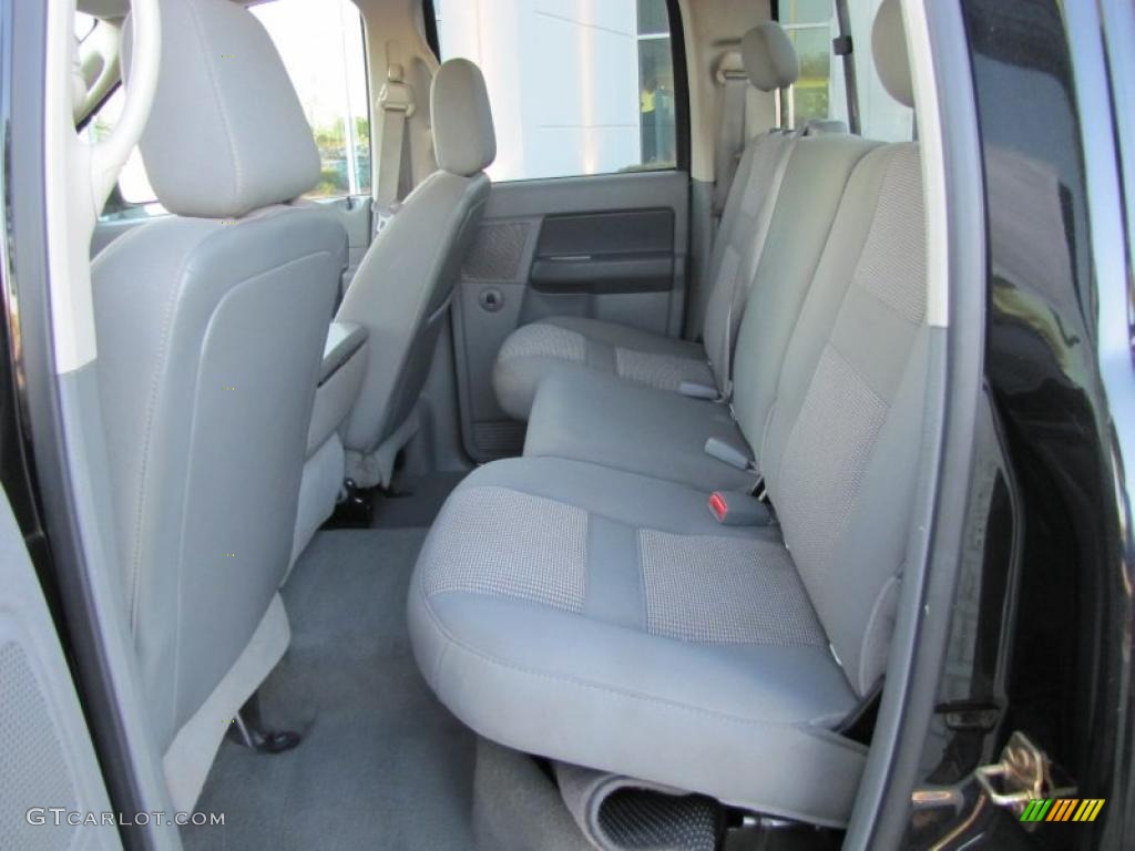 Medium Slate Gray Interior 2007 Dodge Ram 3500 SLT Quad Cab Dually Photo #47138085