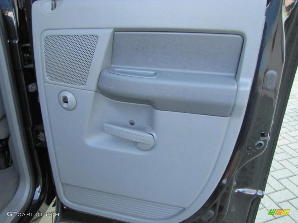 2007 Ram 3500 SLT Quad Cab Dually - Brilliant Black Crystal Pearl / Medium Slate Gray photo #20