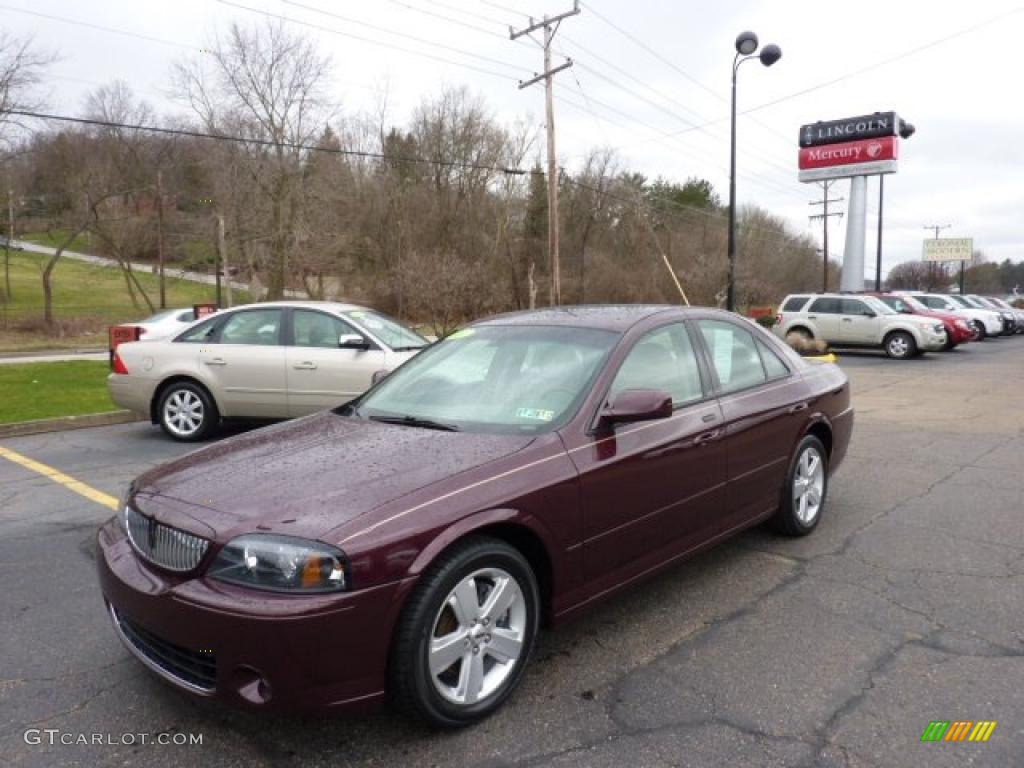 Dark Cherry Metallic Lincoln LS