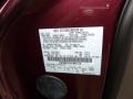 HH: Dark Cherry Metallic 2006 Lincoln LS V8 Color Code