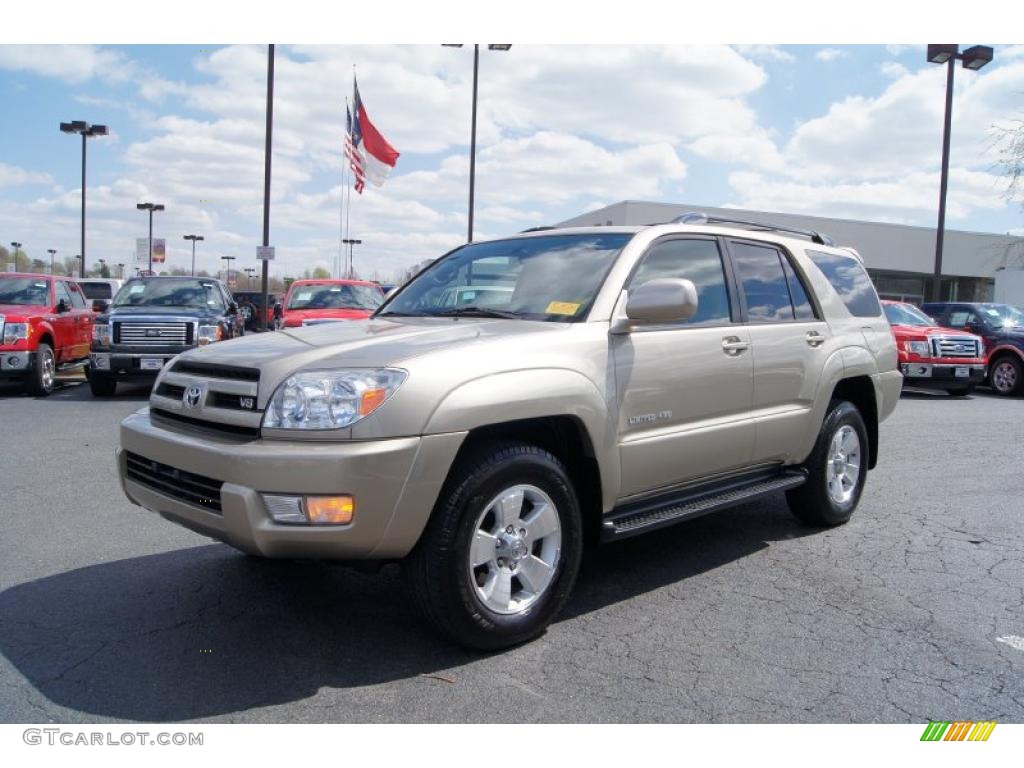 2005 4Runner Limited 4x4 - Dorado Gold Pearl / Taupe photo #6
