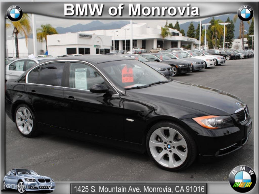 2008 3 Series 335i Sedan - Jet Black / Black photo #1