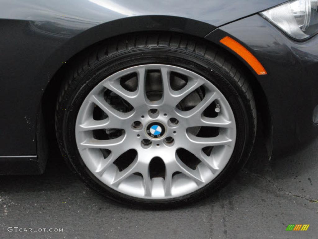 2008 3 Series 328i Coupe - Sparkling Graphite Metallic / Gray photo #2