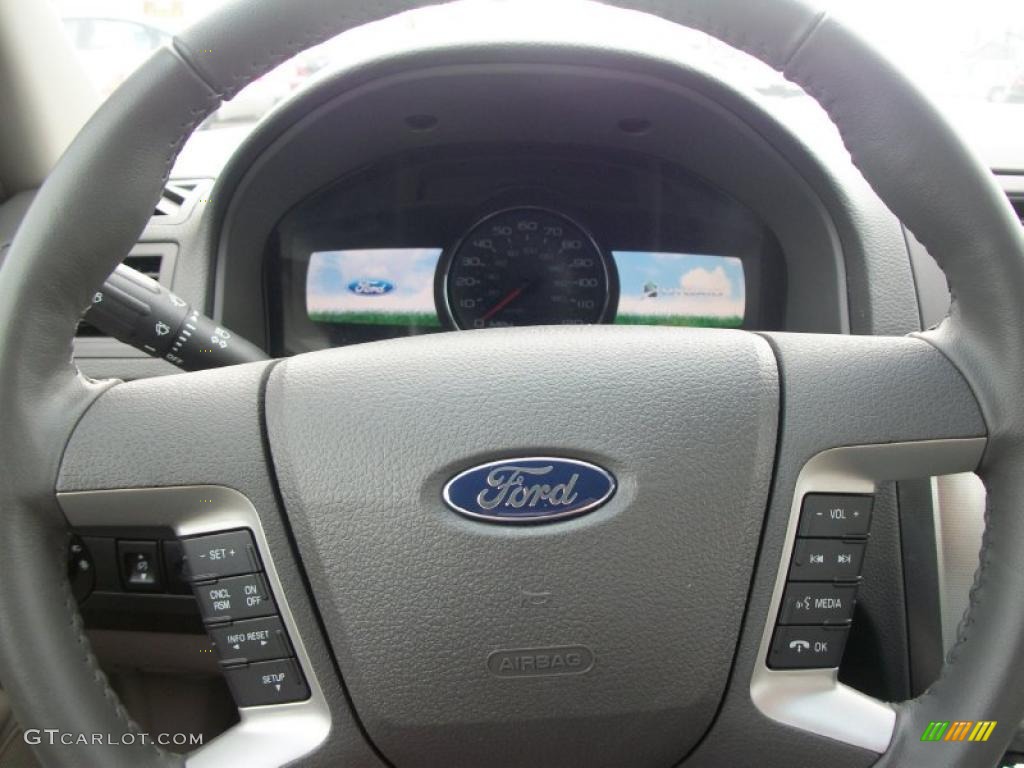 2010 Fusion Hybrid - Brilliant Silver Metallic / Medium Light Stone photo #13
