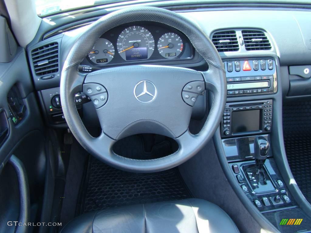 2002 CLK 55 AMG Cabriolet - Firemist Red Metallic / Charcoal photo #14