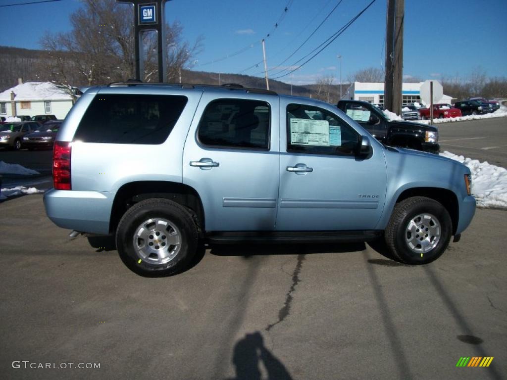 2011 Tahoe LS 4x4 - Ice Blue Metallic / Ebony photo #1