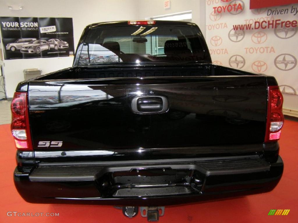 2003 Silverado 1500 SS Extended Cab AWD - Black / Dark Charcoal photo #7