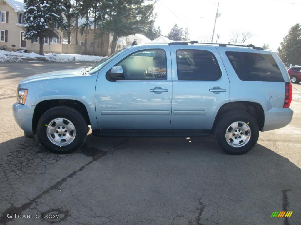 2011 Tahoe LS 4x4 - Ice Blue Metallic / Ebony photo #5