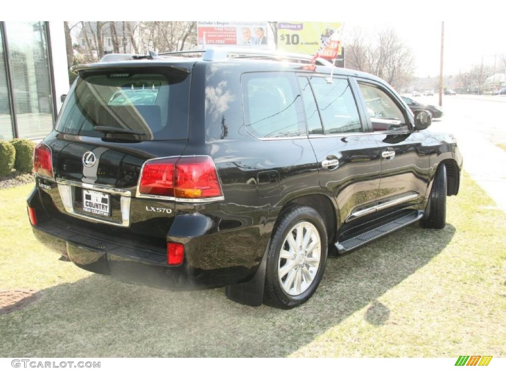 2008 LX 570 - Onyx Black / Dark Gray photo #5