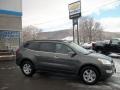 2011 Steel Green Metallic Chevrolet Traverse LT AWD  photo #2