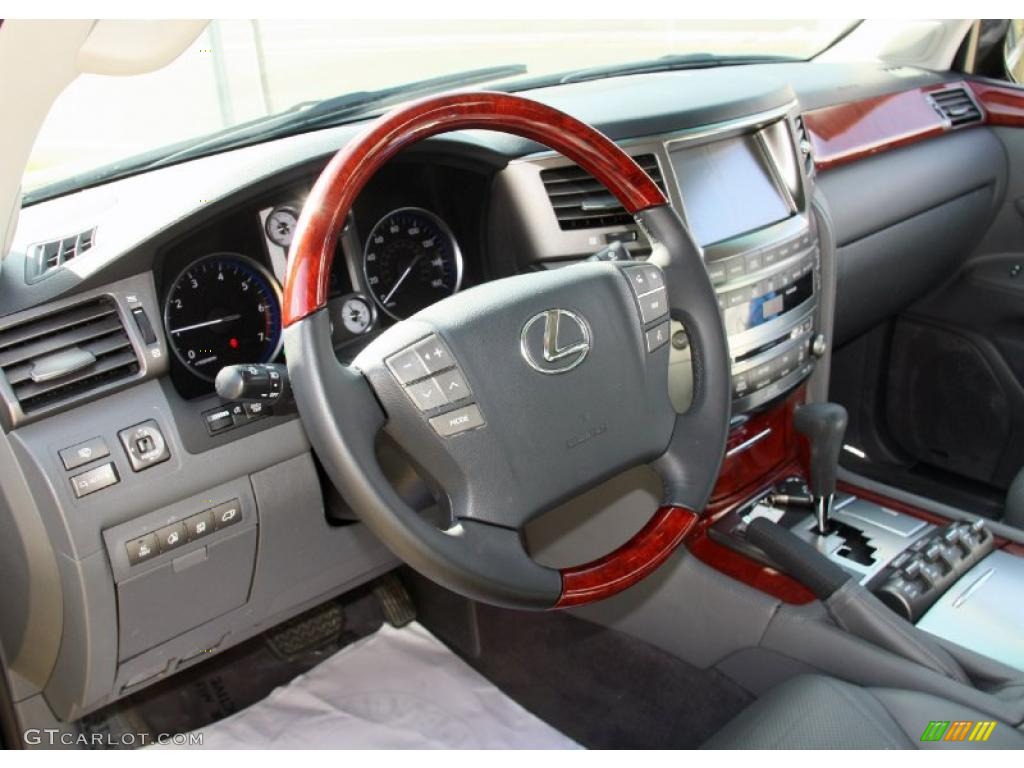 Dark Gray Interior 2008 Lexus LX 570 Photo #47144709