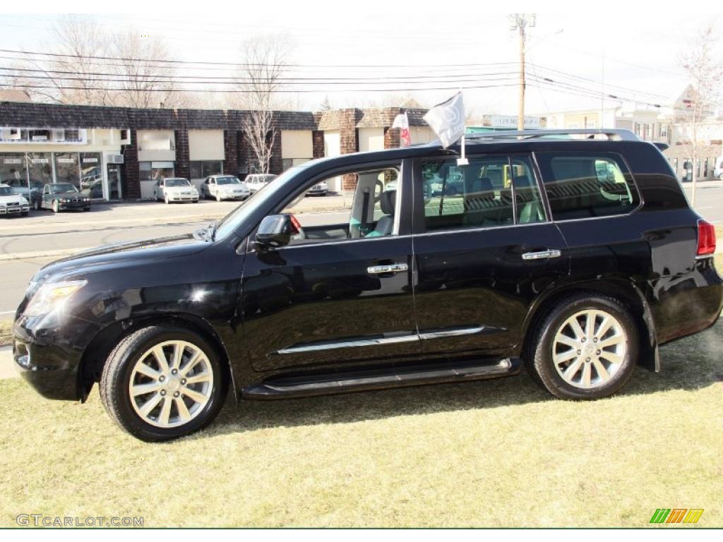 2008 LX 570 - Onyx Black / Dark Gray photo #12