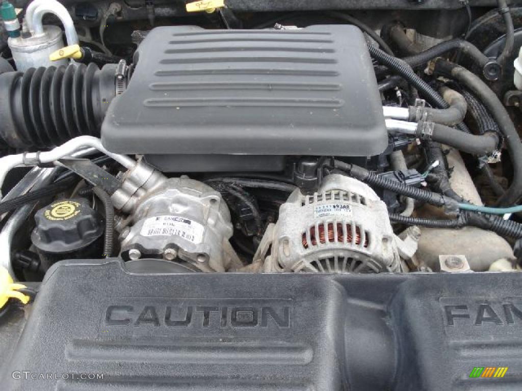 2001 Dodge Dakota SLT Quad Cab 4x4 4.7 Liter SOHC 16-Valve PowerTech V8 Engine Photo #47144889