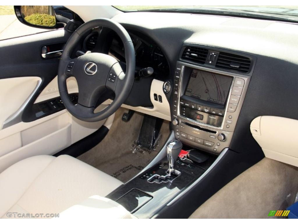 2010 Lexus IS 250C Convertible Alabaster Dashboard Photo #47145039
