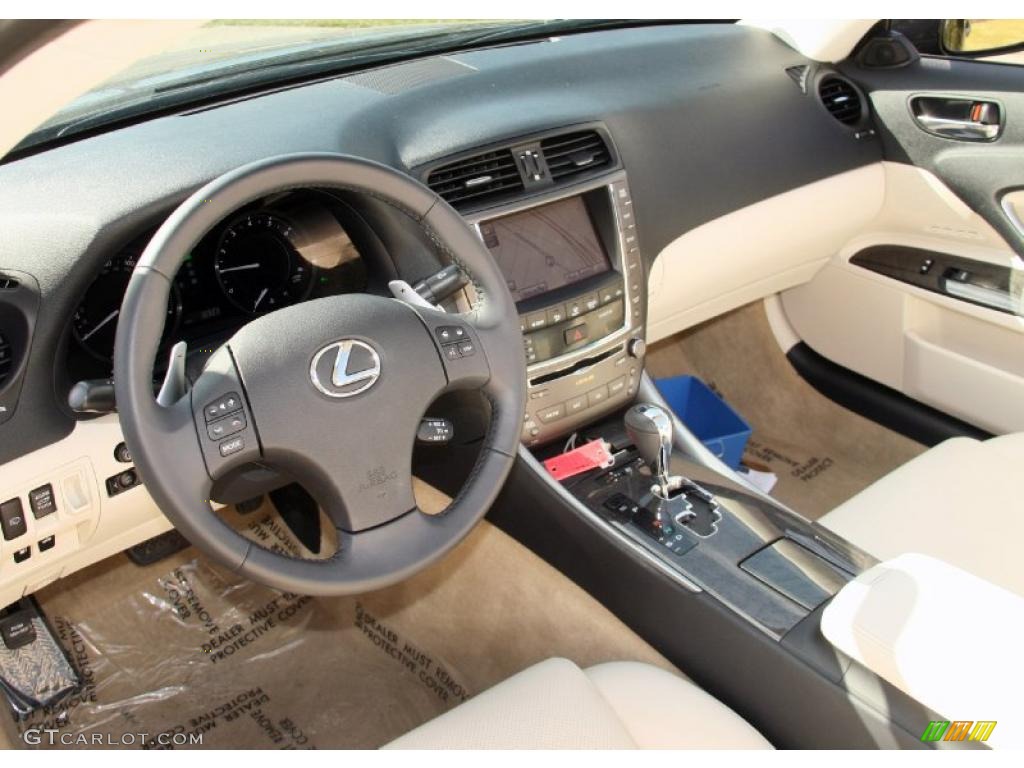 Alabaster Interior 2010 Lexus IS 250C Convertible Photo #47145090