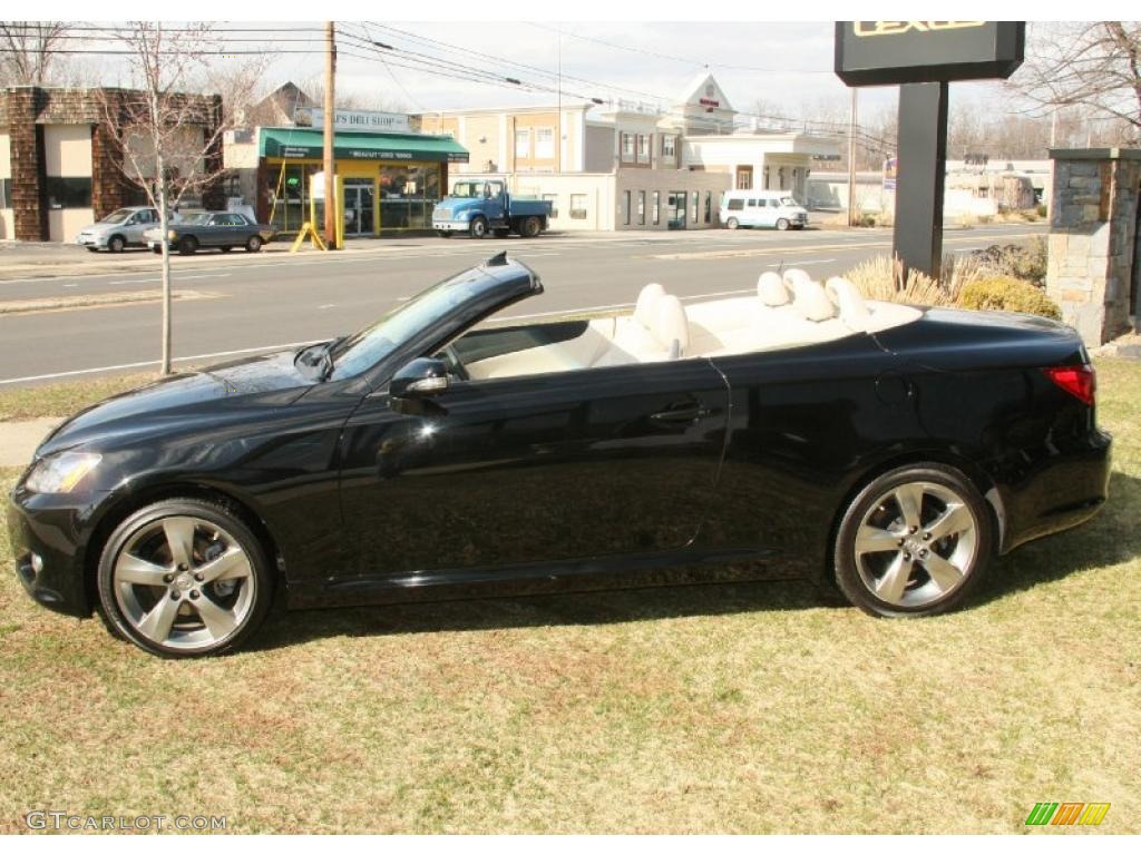 Obsidian Black 2010 Lexus IS 250C Convertible Exterior Photo #47145135