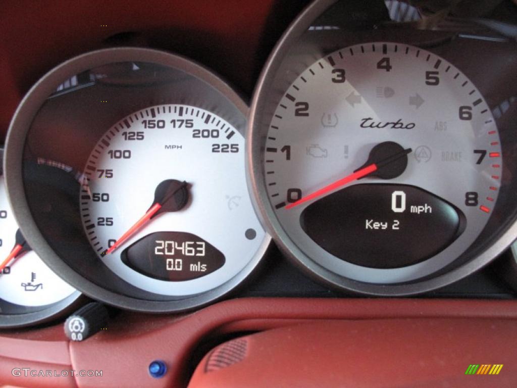 2007 911 Turbo Coupe - Meteor Grey Metallic / Terracotta photo #18