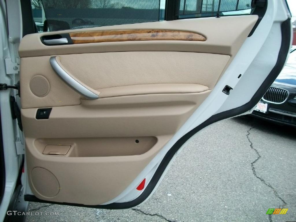 2002 BMW X5 4.4i Beige Door Panel Photo #47146230