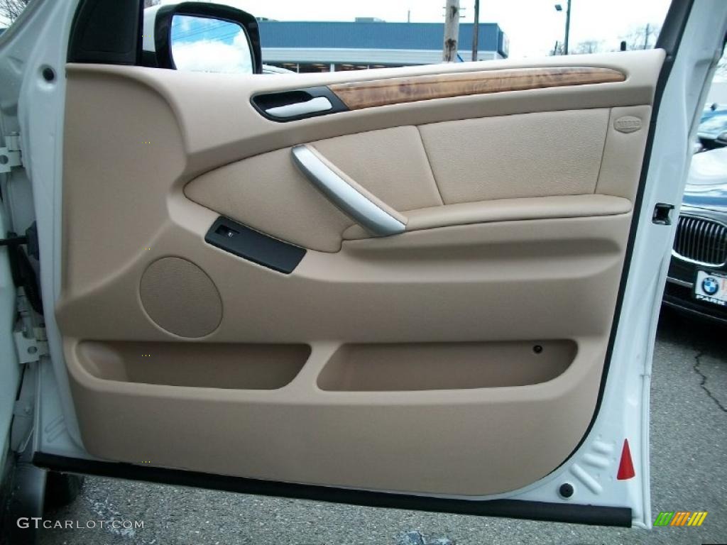 2002 BMW X5 4.4i Beige Door Panel Photo #47146275