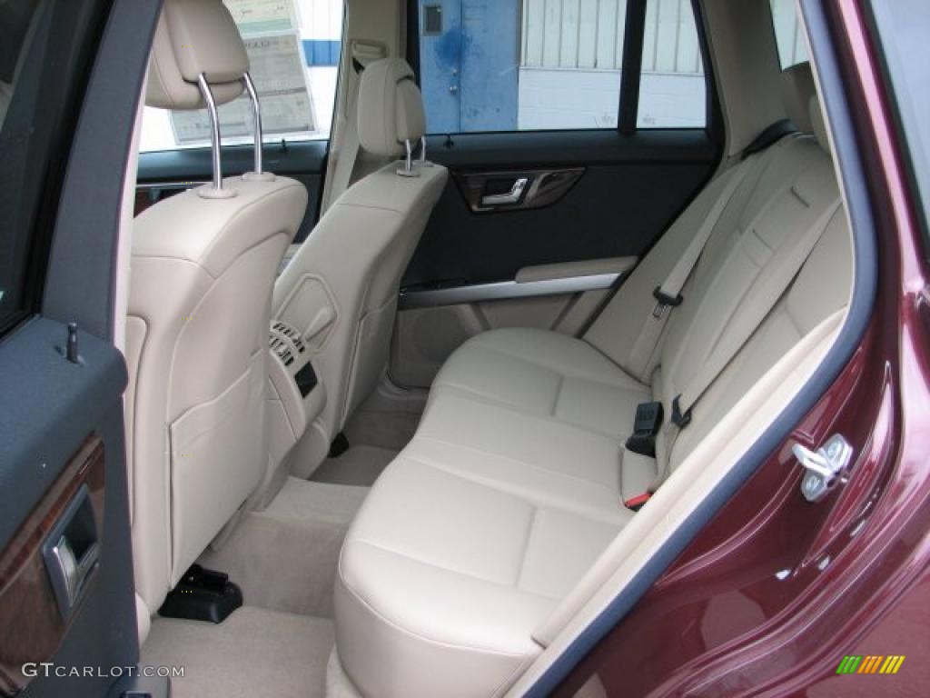 2011 GLK 350 4Matic - Barolo Red Metallic / Almond/Black photo #6