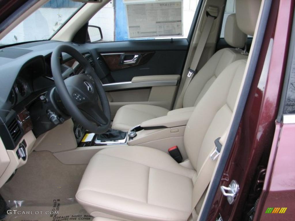 2011 GLK 350 4Matic - Barolo Red Metallic / Almond/Black photo #9