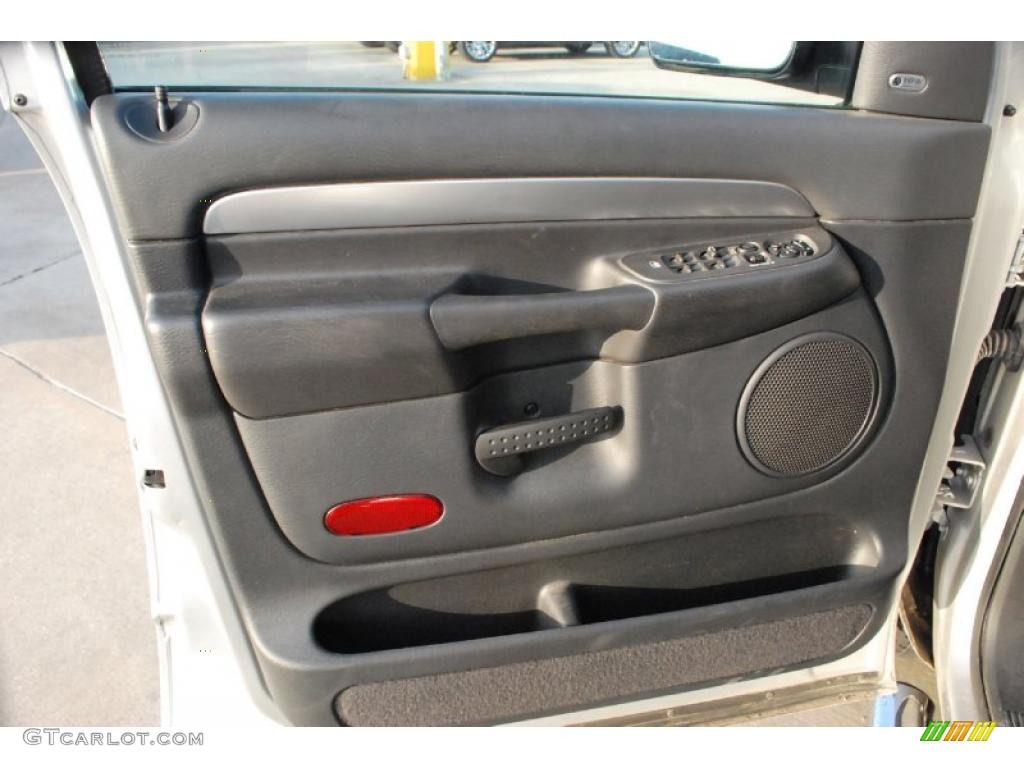 2004 Dodge Ram 2500 Laramie Quad Cab Dark Slate Gray Door Panel Photo #47147334