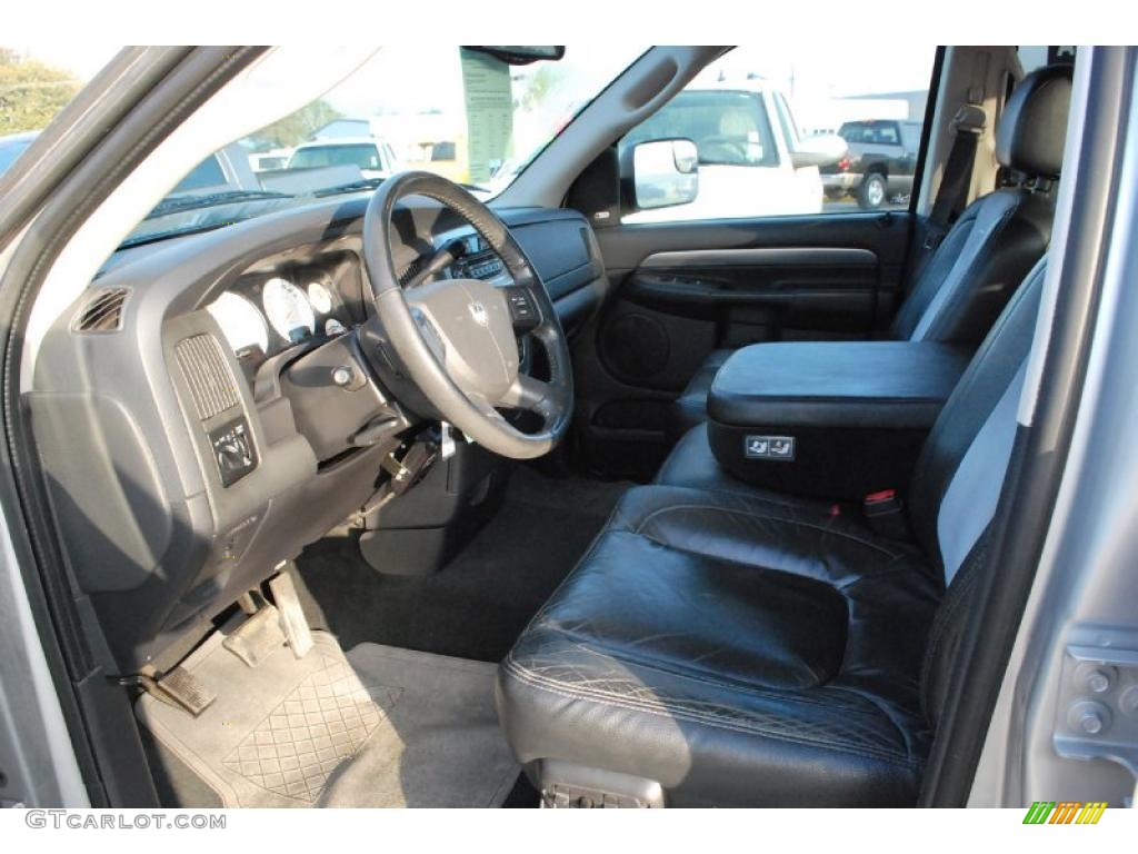 Dark Slate Gray Interior 2004 Dodge Ram 2500 Laramie Quad Cab Photo #47147376