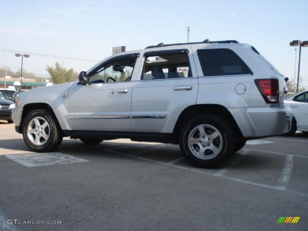 2006 Grand Cherokee Limited 4x4 - Bright Silver Metallic / Medium Slate Gray photo #6