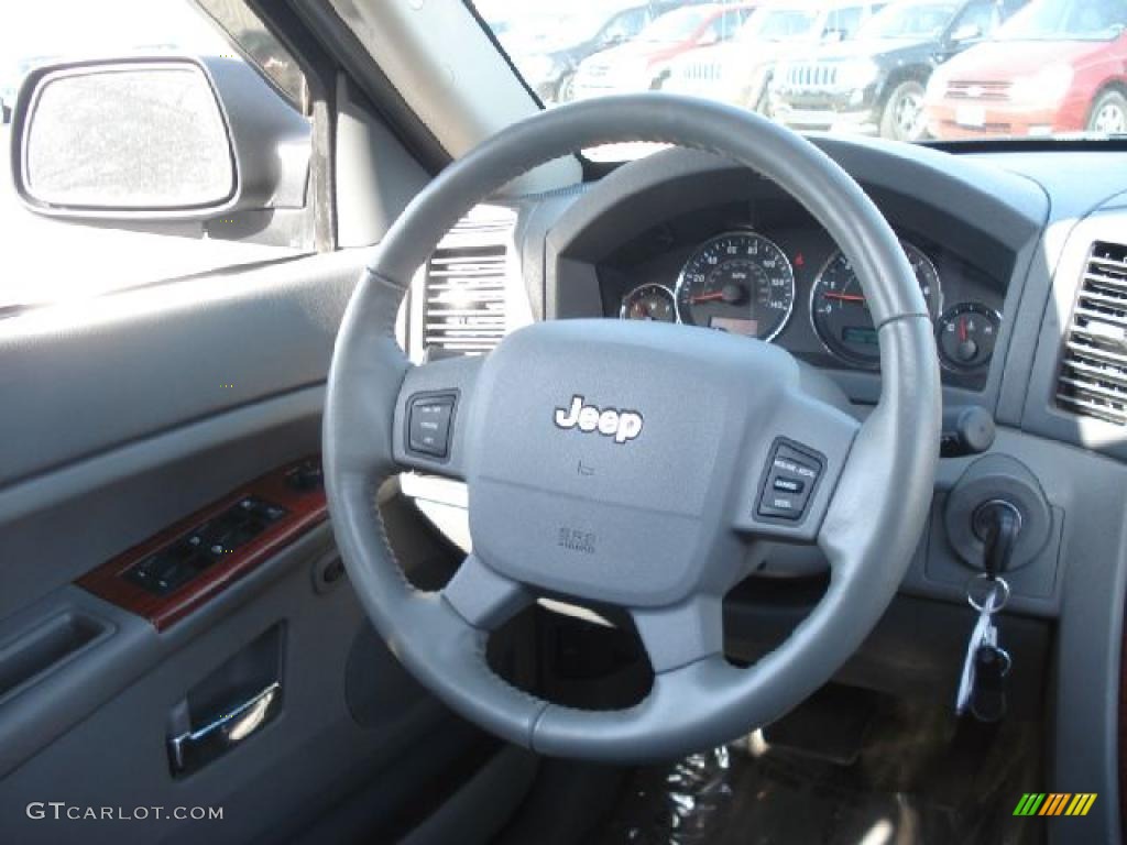 2006 Grand Cherokee Limited 4x4 - Bright Silver Metallic / Medium Slate Gray photo #26