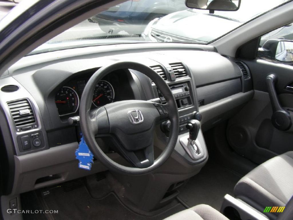 2008 Honda CR-V LX Gray Dashboard Photo #47148729
