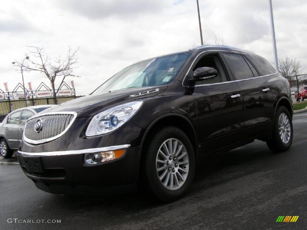 2009 Enclave CXL - Dark Crimson Metallic / Dark Titanium/Titanium photo #1