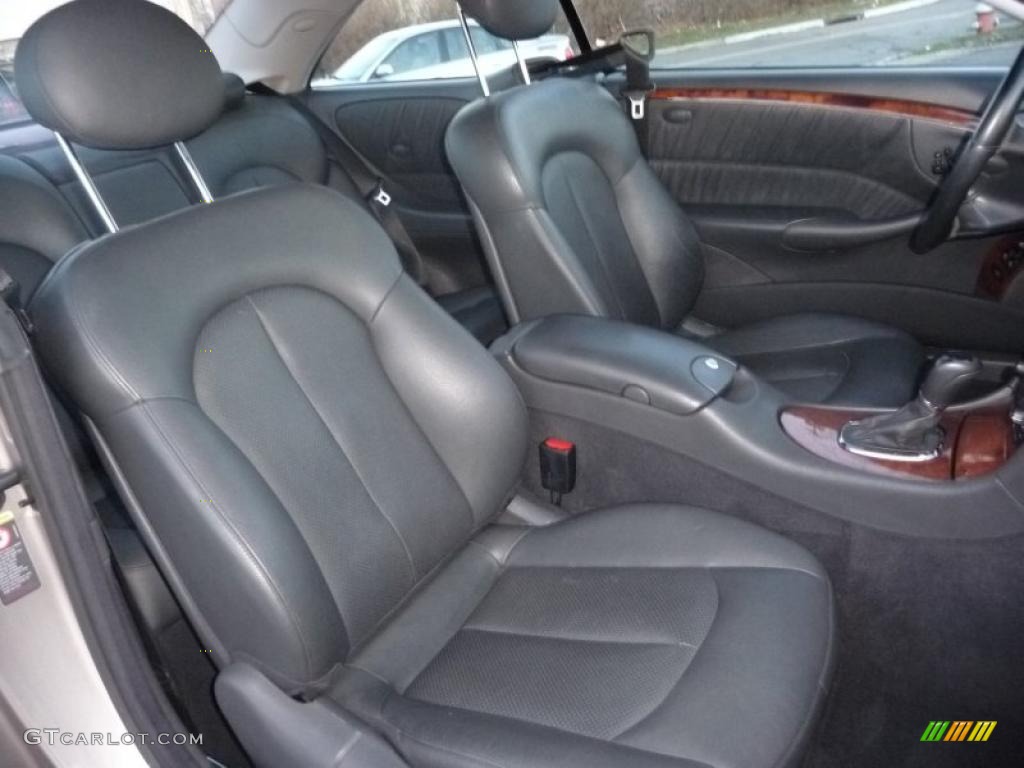 Charcoal Interior 2004 Mercedes-Benz CLK 500 Coupe Photo #47148879