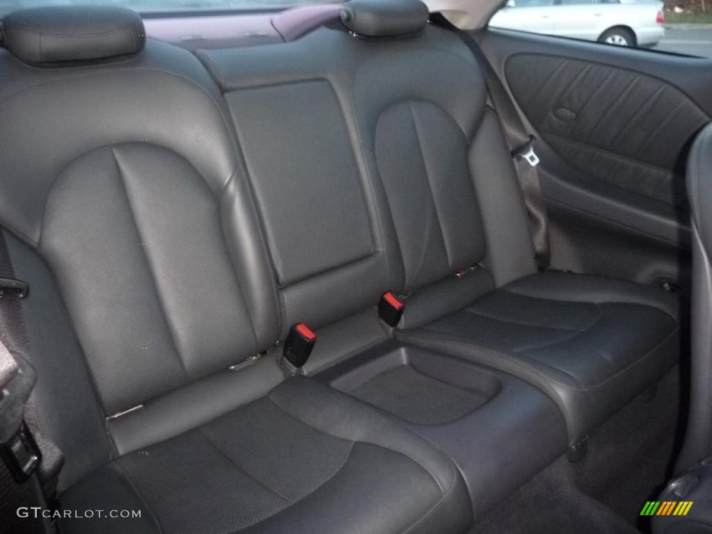 Charcoal Interior 2004 Mercedes-Benz CLK 500 Coupe Photo #47148894