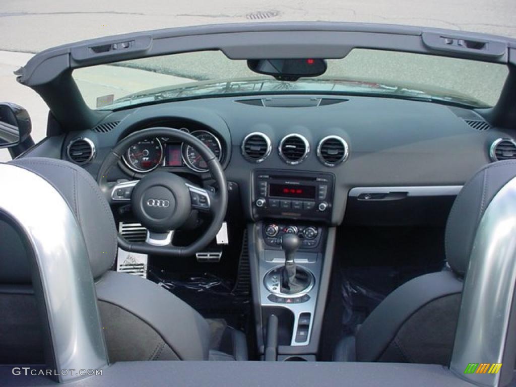 2008 Audi TT 2.0T Roadster Black Dashboard Photo #47149206