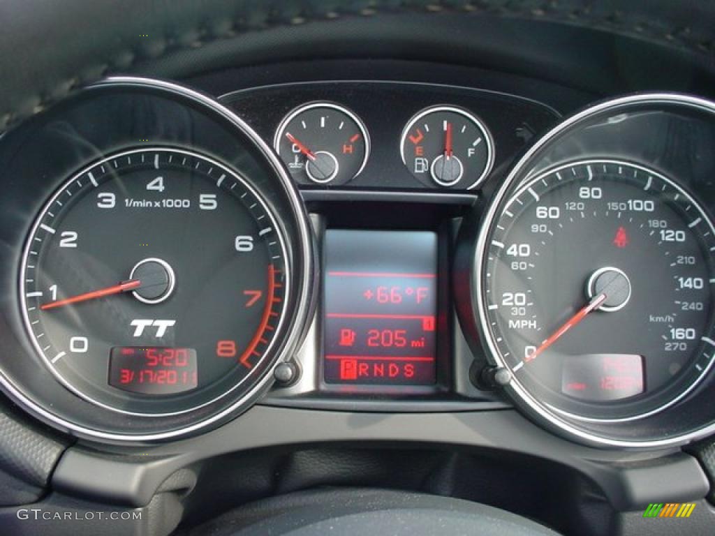 2008 Audi TT 2.0T Roadster Gauges Photo #47149263