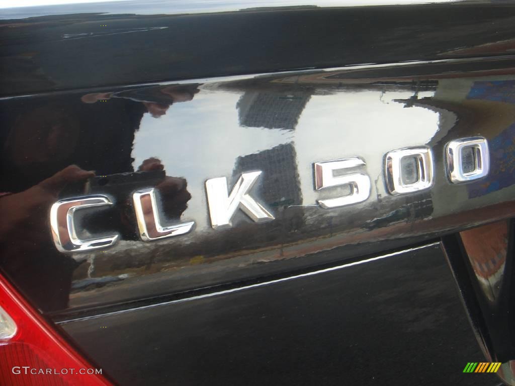 2005 CLK 500 Coupe - Black / Charcoal photo #19