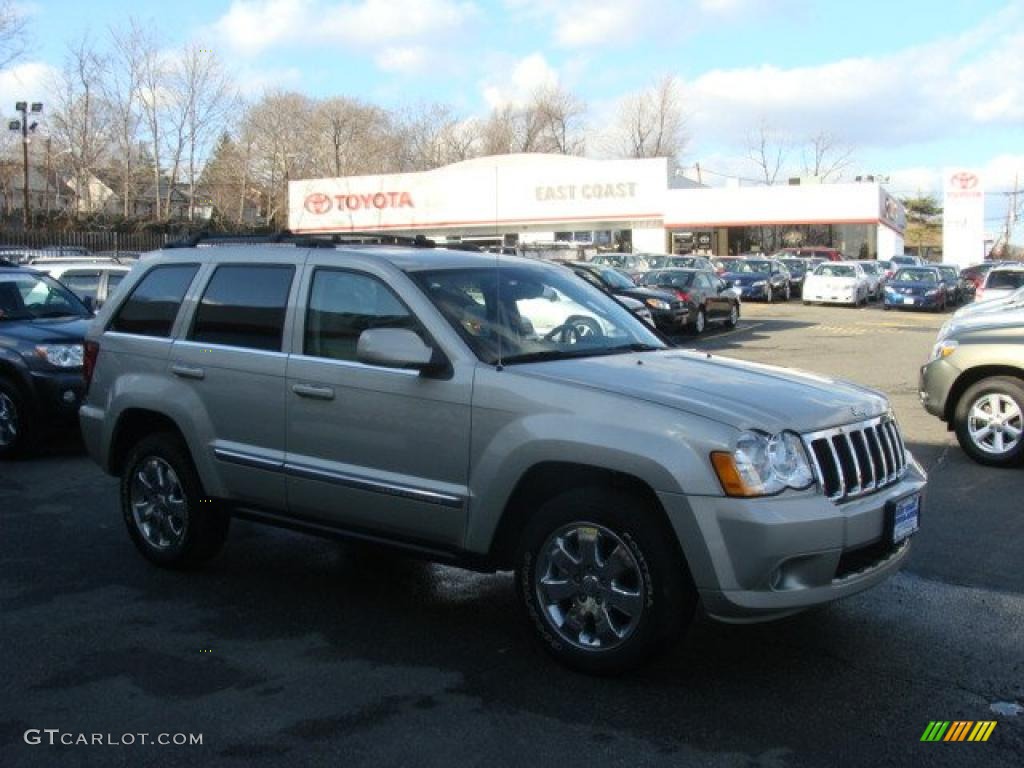 2008 Grand Cherokee Limited 4x4 - Bright Silver Metallic / Dark Slate Gray/Light Graystone photo #1