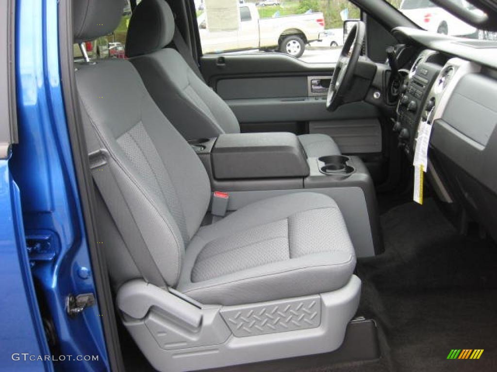 2011 F150 XLT SuperCrew 4x4 - Blue Flame Metallic / Steel Gray photo #22