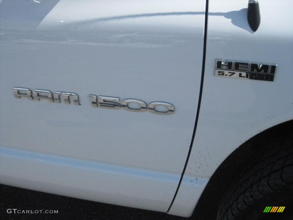 2007 Ram 1500 Sport Quad Cab 4x4 - Bright White / Medium Slate Gray photo #15