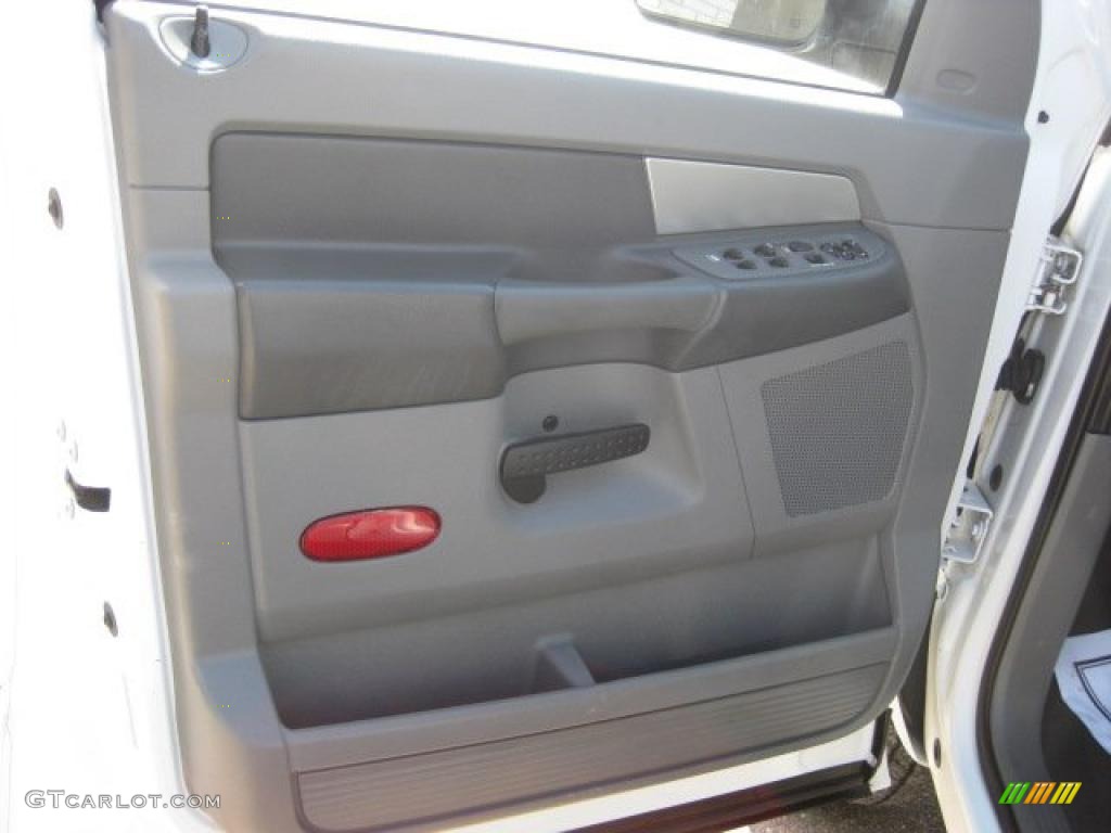 2007 Ram 1500 Sport Quad Cab 4x4 - Bright White / Medium Slate Gray photo #22