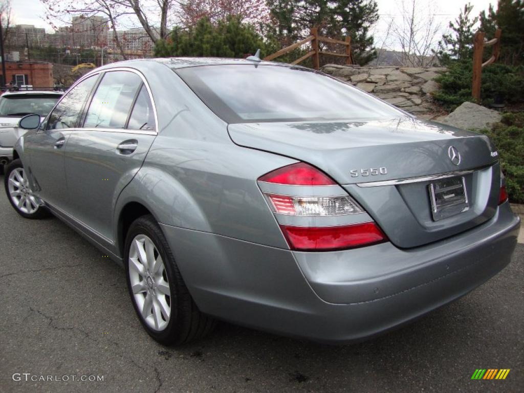 2008 S 550 4Matic Sedan - Andorite Gray Metallic / Grey/Dark Grey photo #3