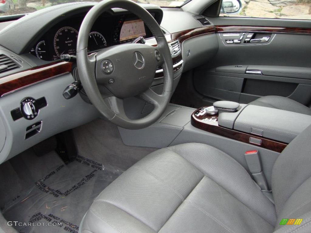 2008 Mercedes-Benz S 550 4Matic Sedan Grey/Dark Grey Dashboard Photo #47151459