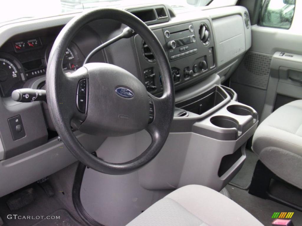 2010 Ford E Series Van E350 XLT Passenger Extended Medium Flint Dashboard Photo #47152680