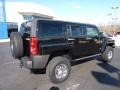 Black 2008 Hummer H3 Standard H3 Model Exterior