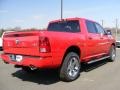 2011 Flame Red Dodge Ram 1500 Sport Crew Cab 4x4  photo #3