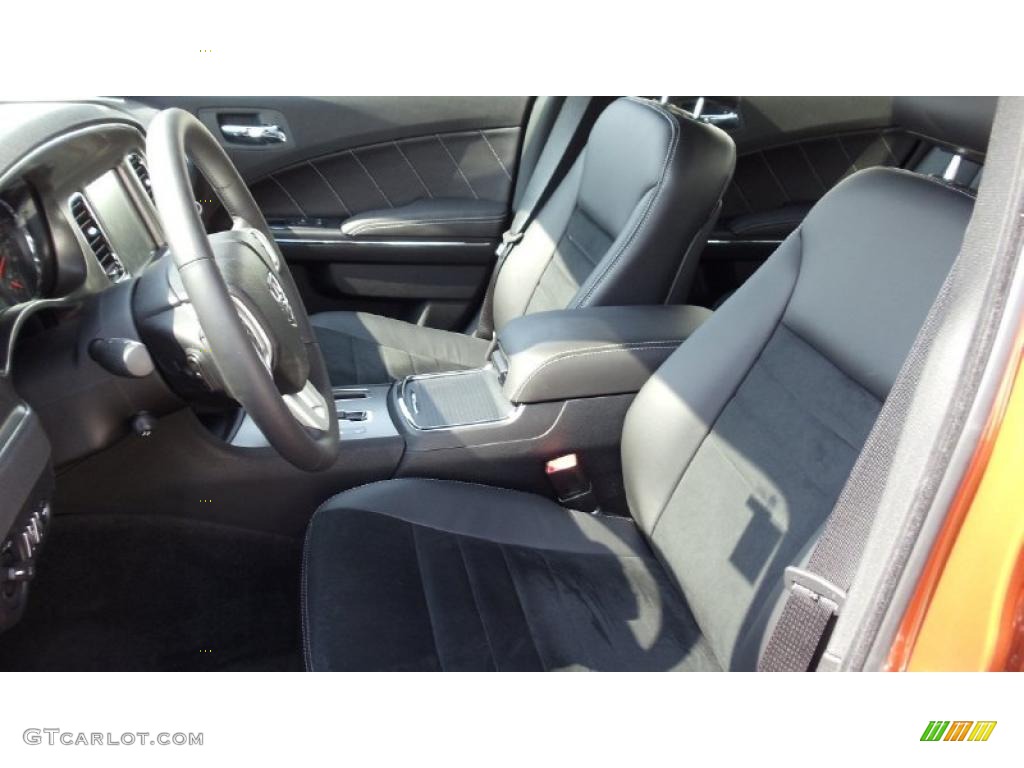 Black Interior 2011 Dodge Charger R/T Road & Track Photo #47153481