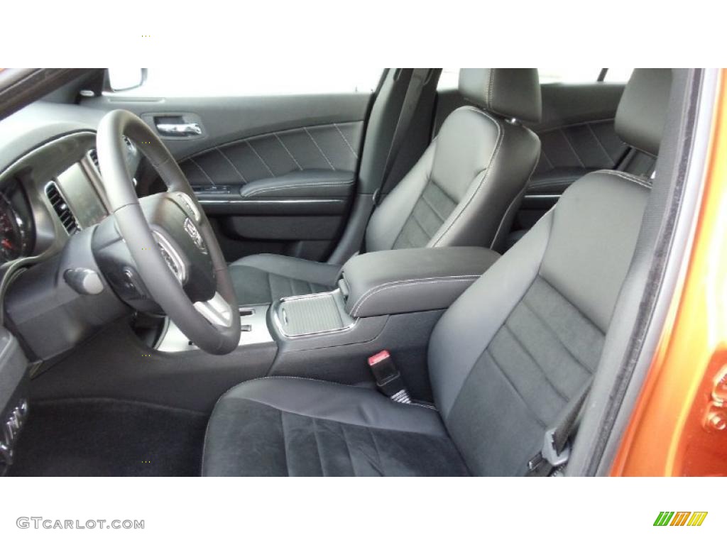 Black Interior 2011 Dodge Charger R/T Road & Track Photo #47153655